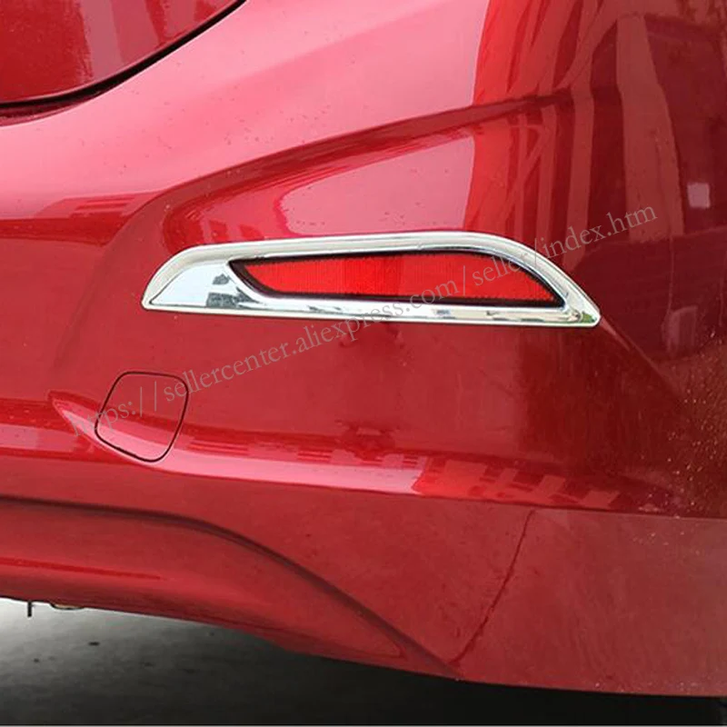 Для Шеви Chevrolet Cruze 2017 2018 ABS Хромированная задняя противотуманная фара крышка