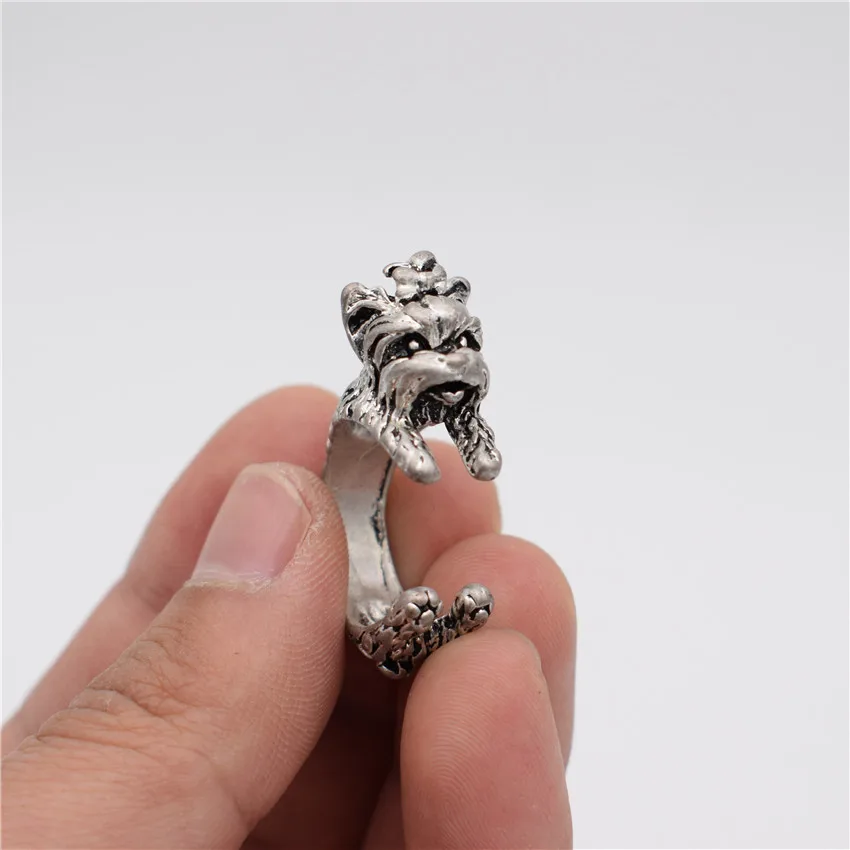 LPHZQH модное винтажное регулируемое кольцо для собаки милое йоркширского терьера