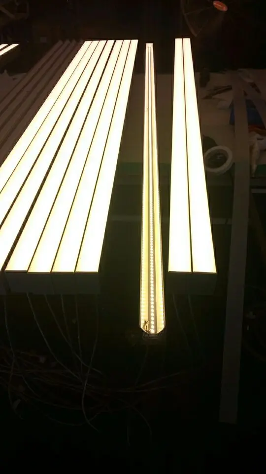 Бесплатная доставка подвесной DIY офисный алюминиевый корпус Светодиодный