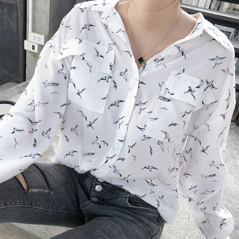 Mishow Летняя романтичная свободная элегантная блузка с длинными рукавами отложным