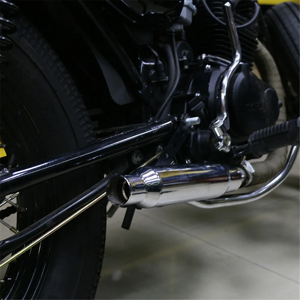 38/40/43/45 мм Модифицированная выхлопная труба мотоцикла для Honda CG в ретро стиле с