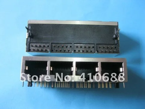 Модульный сетевой разъем 8P8C RJ45 90 шт. для печатной платы 59 8P боковой вход