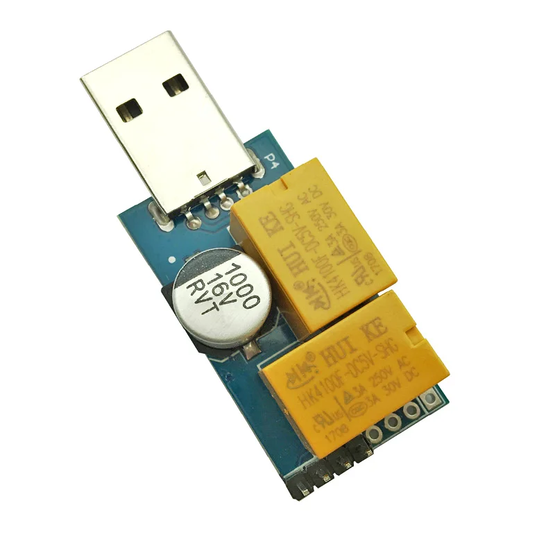 5 шт. двойное реле USB Сторожевая карта без подключения автоматический перезапуск