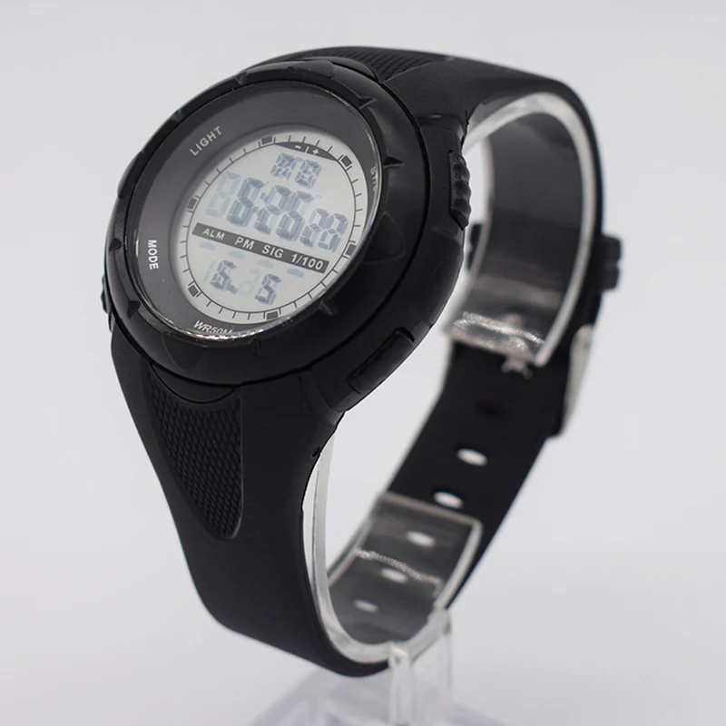 Водонепроницаемая обувь черного цвета запястье цифровой автоматические часы