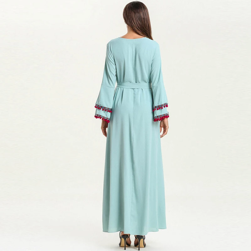 Kaftan Abaya Dubai Indonesia Turkey Islam Hijab Muslim Dress Abayas For Women Jilbab Caftan Elbise Ramadan Robe Islamic Clothing |