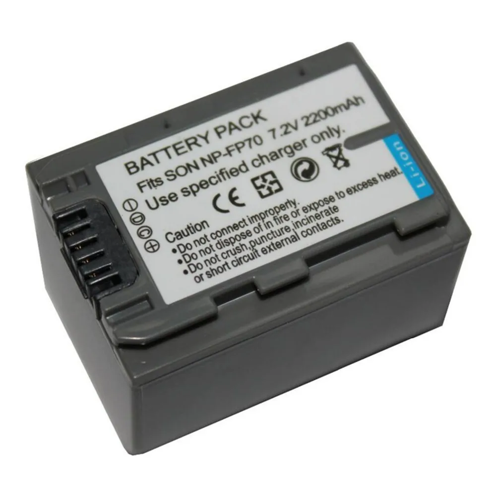6 шт. 2200 мАч np-fp70 NP fp70 Камера Перезаряжаемые Батарея для Sony | Электроника