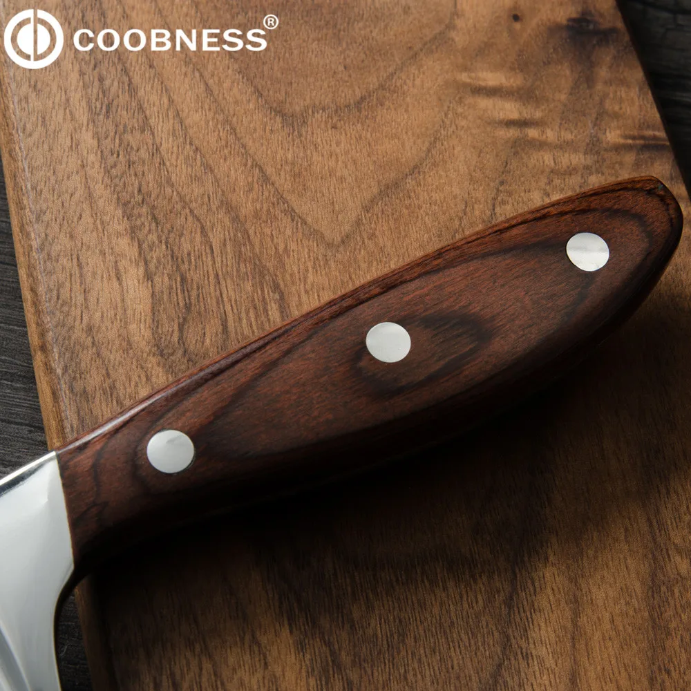 Coobness 7Cr17 кухонный нож из нержавеющей стали, японский нож Santoku, нож для нарезки повара, овощные ножи, режущие инструменты