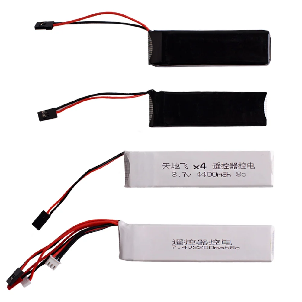 3 7 V 1600mah 2200mah 3200mah 4 4400mah пульт дистанционного управления литиевая батарея для RC WFT6II
