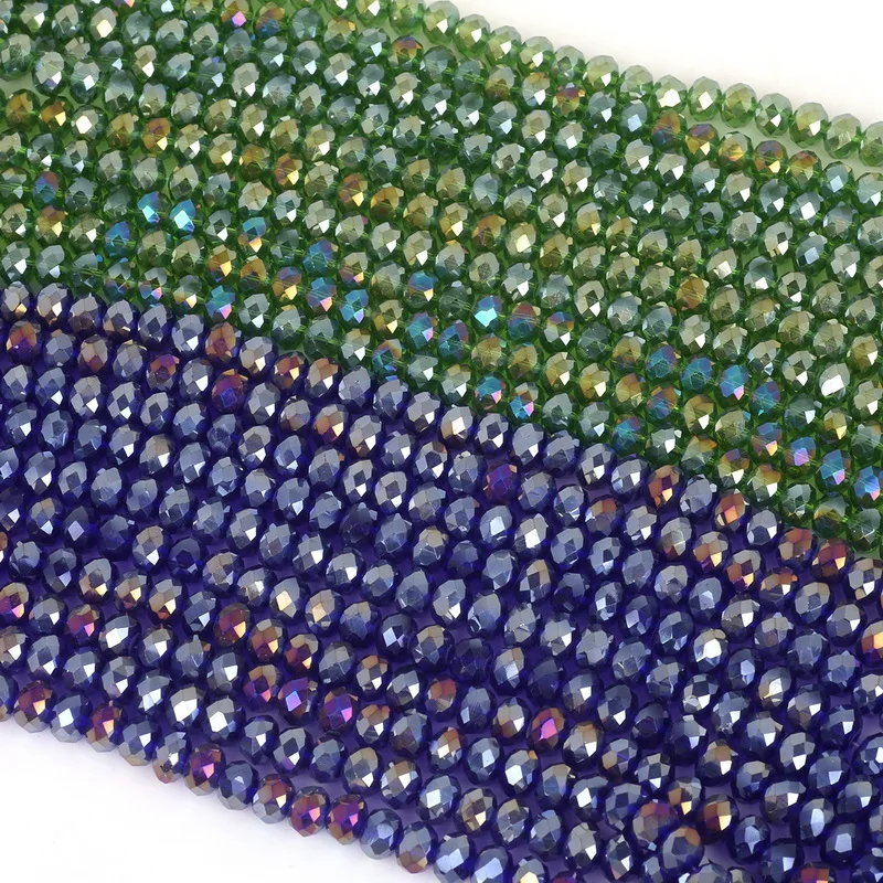 Series Of Beads 23colors/70Pcs/8mm Fashion Crystal Austria Faceted Loose Spacer Round Glass for Jewelry Making Wholesale | Украшения и