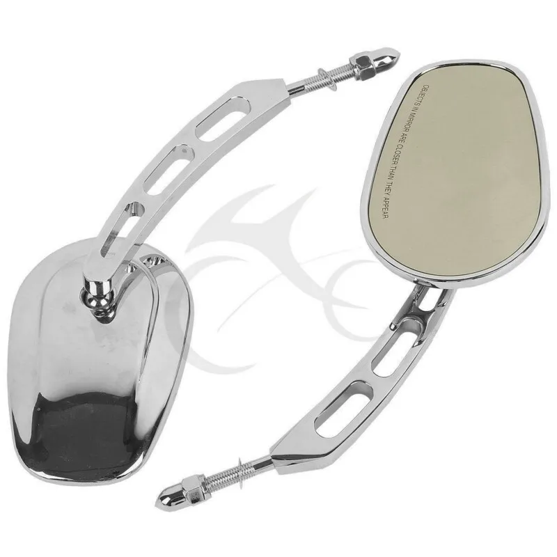 Мотоциклетные универсальные боковые зеркала заднего вида 8 мм для Harley Road King Touring