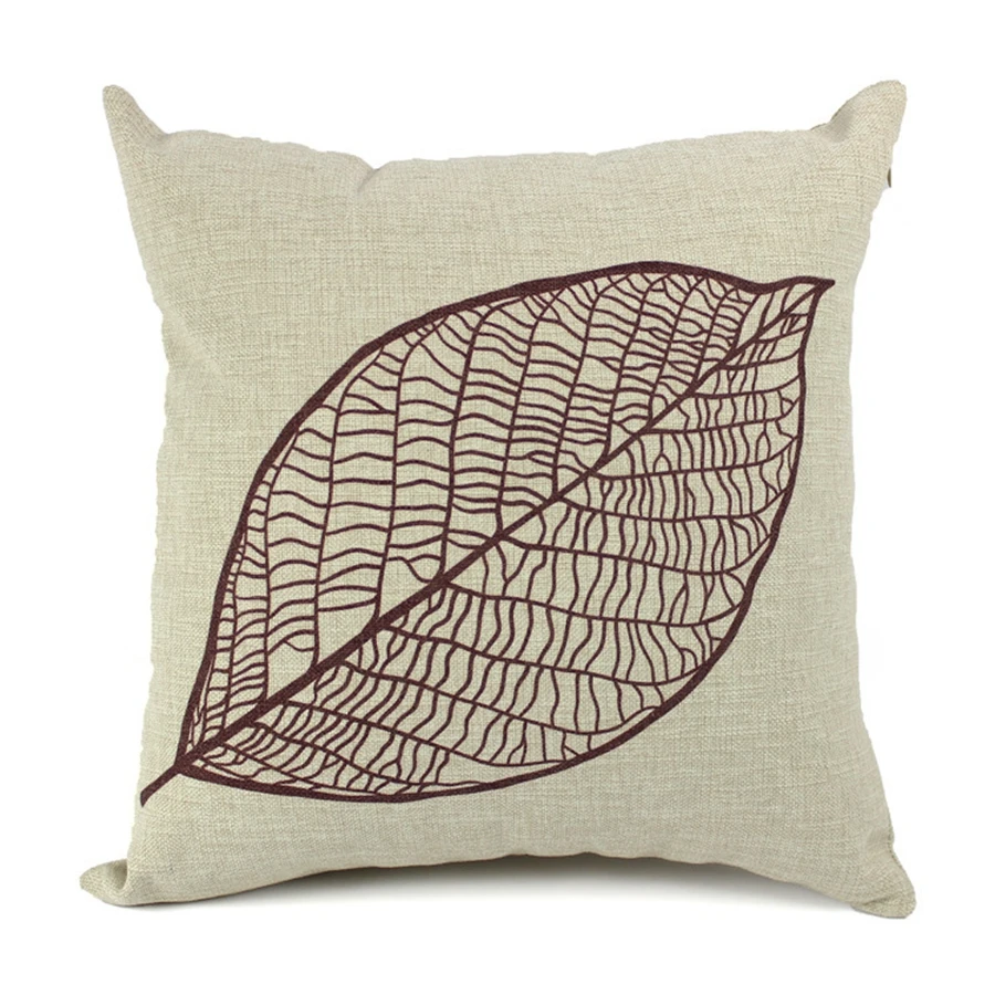 Горячая Распродажа наволочки лист Творческий тема узор Новинка Футболка с