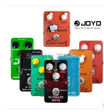 2015 Гитарные Педали JOYO Эффект оптовая продажа дешевые любые 4 шт оптом JF 01 02 03 до 39