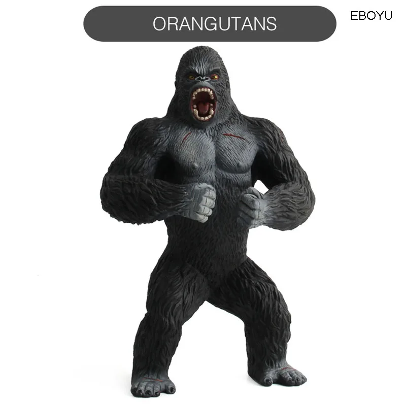 EBOYU игрушечная фигурка 7 5 &quotGorilla Ape Реалистичный дизайн статуэтка орангутана с