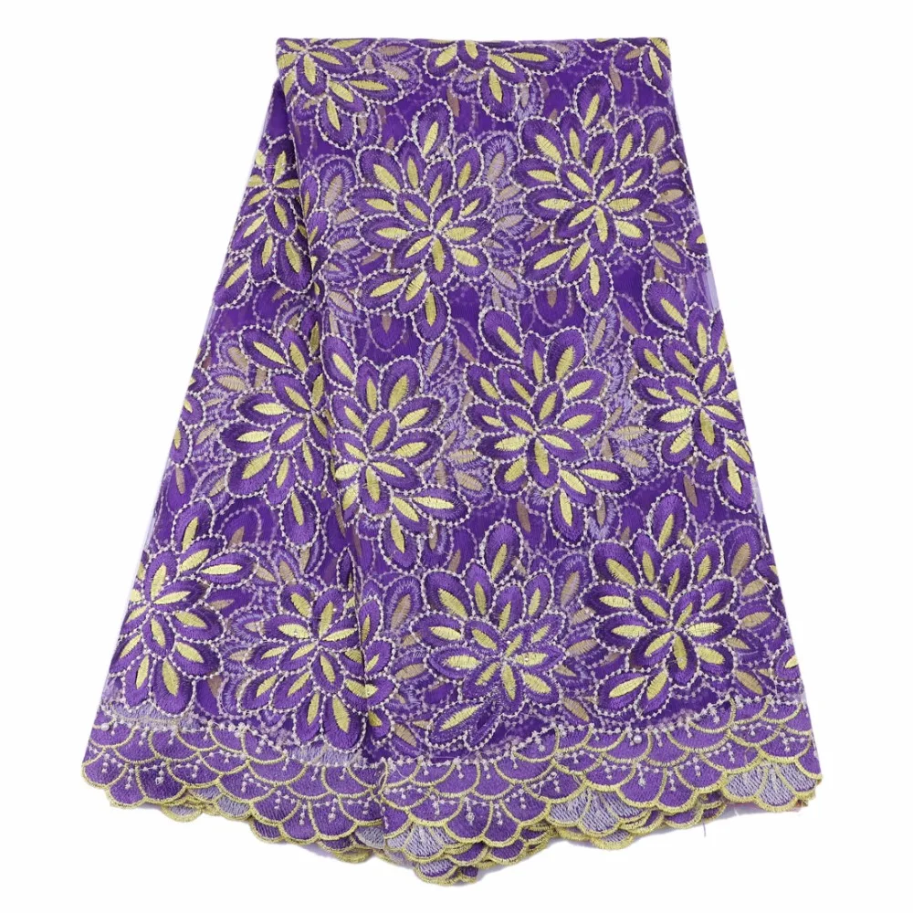 (5 Ярдов/шт) 2017 Новое Прибытие Африки Органза Кружева Бесплатная Доставка