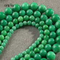 multi green color jad e beads smooth loose stone beads to needlework pick size 6 8 10 12mm for diy jewelry making necklace 1880
