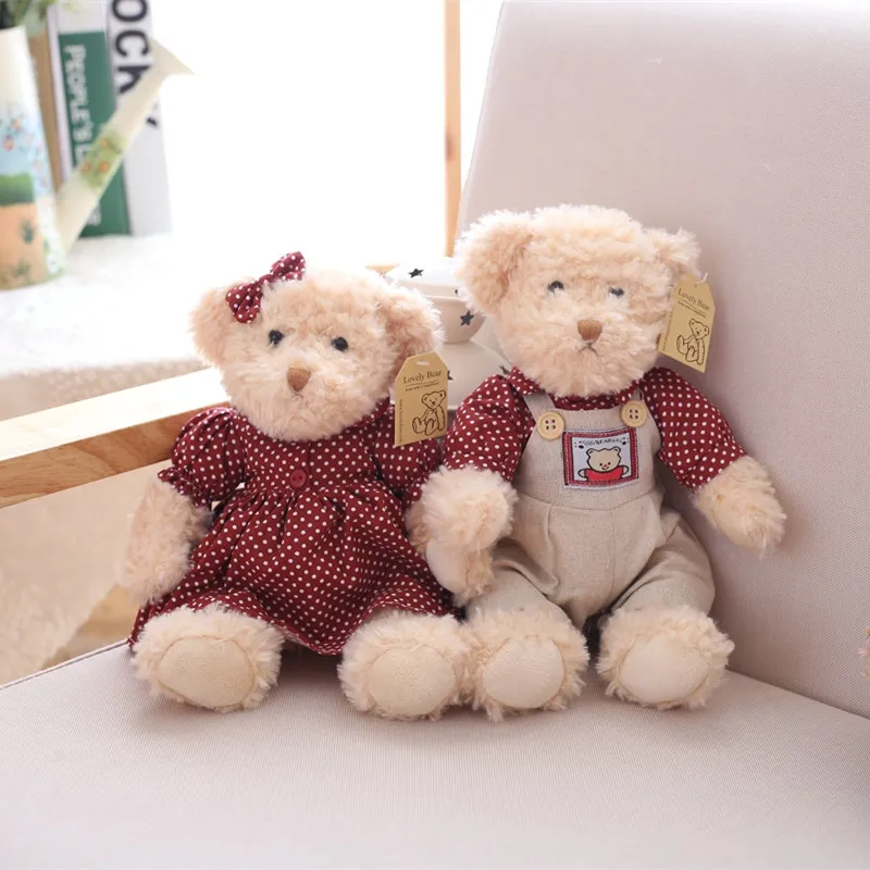 2 шт. пара плюшевых мишек 26 см|couple teddy bear|teddy beartoys kids |