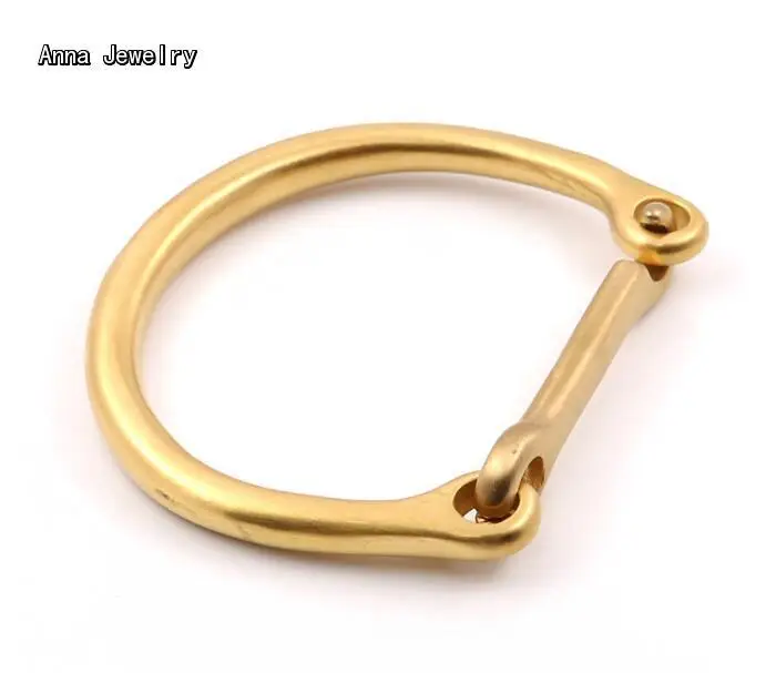 Новый Дизайн 2016 легко застегивающийся браслет желто Золотой металлический из