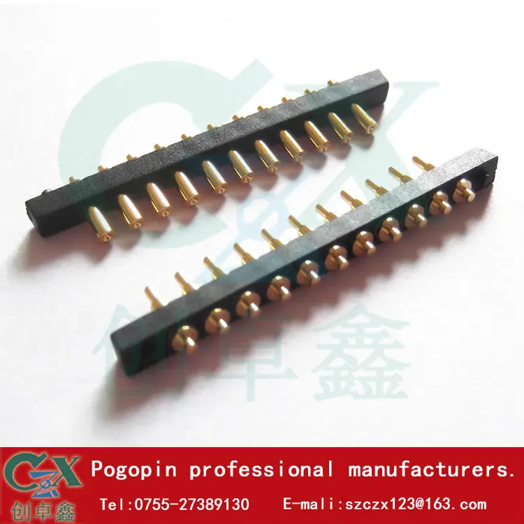 11 штырьковый пружинный штыревой соединитель мужской и женский штырь высокого