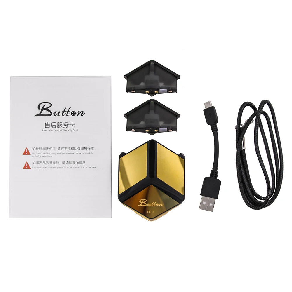 Оригинальная Кнопка электронной сигареты Bullfrog Pod Vape Kit 380 мАч батарея все в одном