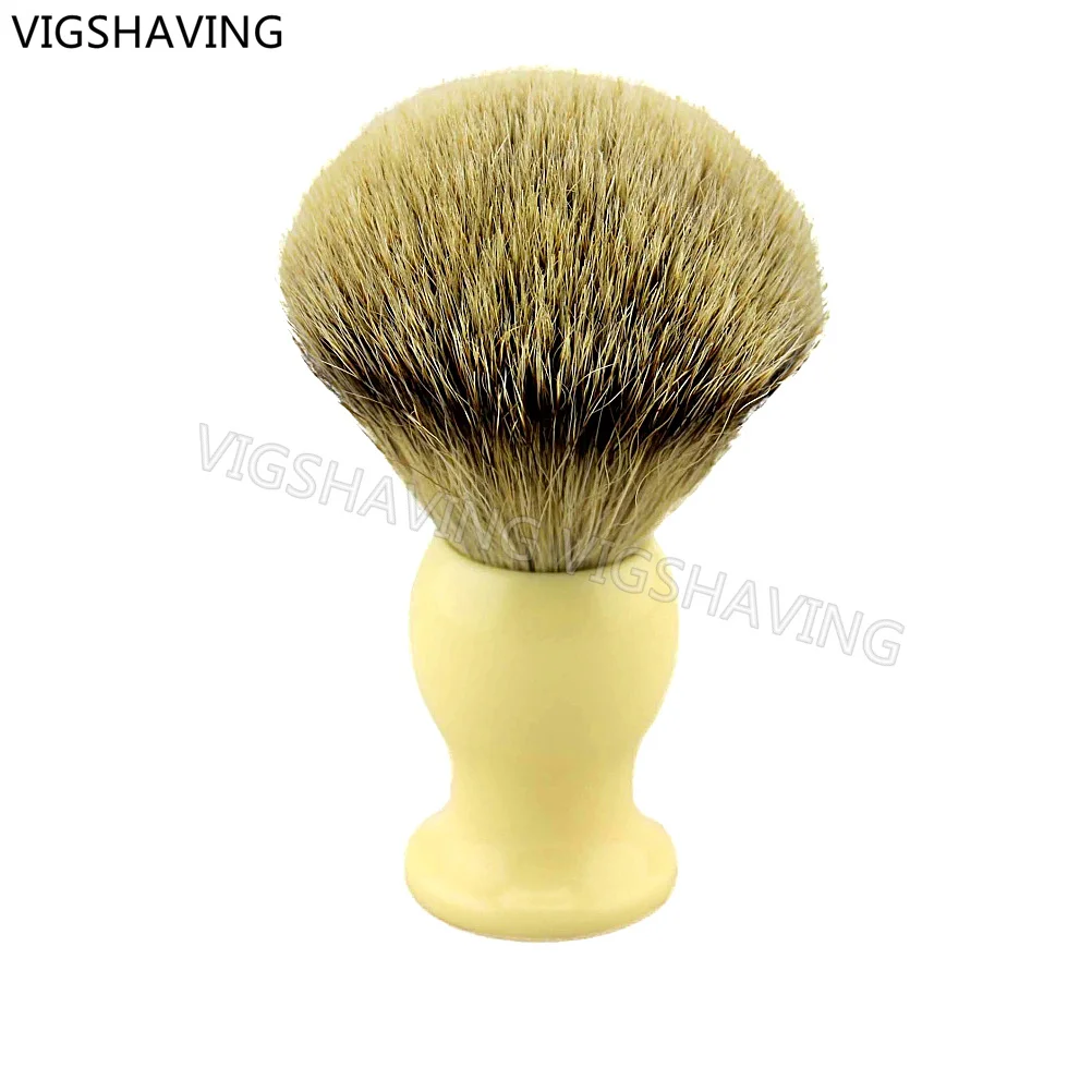 Стиль 1# ручка из смолы бежевый Silvertip кисточка для бритья из барсучьего волоса