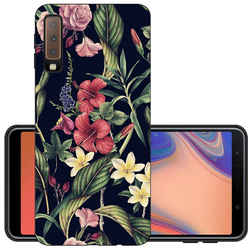 JDH CROWNPRO A7 TPU чехол для samsung Galaxy A 7 A750 мягкий чехол для телефона SM-A750F задняя крышка Черный A7 6," матовый чехол - Цвет: JDH