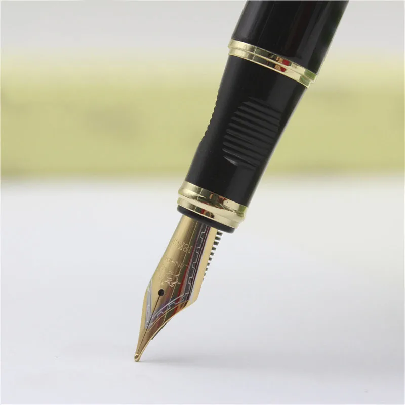 Авторучка полностью Металлическая Золотая зажима ручки Jinhao 450 Caneta круглый корпус цветок тело Канцтовары офисный школьный принадлежности