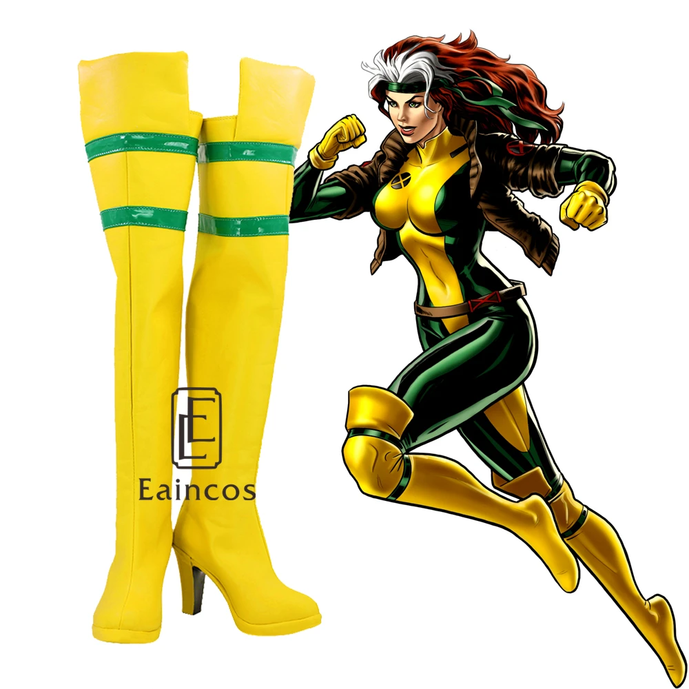 Новинка ботинки для косплея по мотивам фильма X Men изгой Анна Мари гамбит желтые