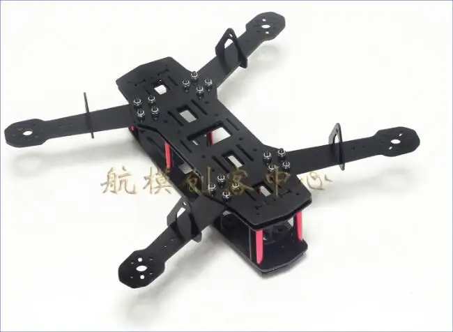 Черный QAV250 углеродное волокно стекловолокно Мини 250 FPV Квадрокоптер Quad copeter рама в разобранном виде