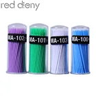 Одноразовые ватные тампоны для наращивания ресниц, 100, шт.упак., индивидуальные аппликаторы, домашние кисти для туши, хлопок, мягк тампон безопасные