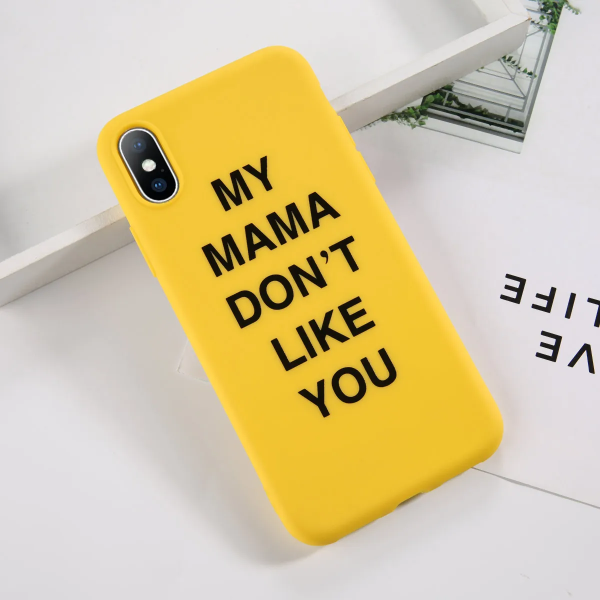 T3 yellow Чехол для телефона Lovebay для iPhone 11, 6, 6 s, 7, 8 Plus, X, XR, XS, 11Pro, Max, модный граффити, карамельный цвет, чистый цвет, буквы, мягкий ТПУ для iPhone 11 - Цвет: T3 yellow