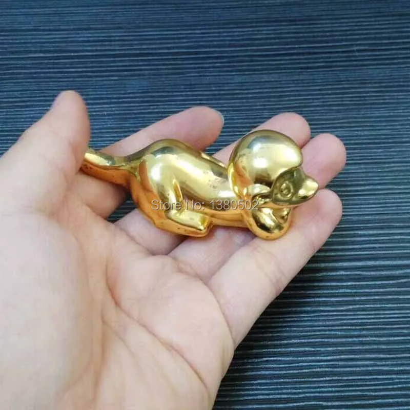 Новинка симпатичный держатель для палочек с золотыми обезьянами металлические