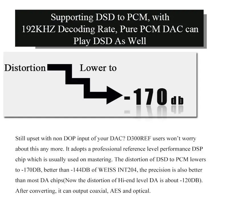 R-019 Soundaware D300REF контрольный уровень нового поколения PCM& DSD цифровой музыкальный сетевой преобразователь цифровой проигрыватель