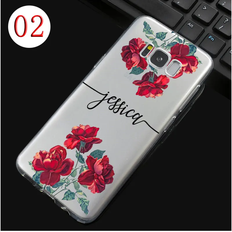 DREAMFOX DIY именной пользовательский чехол для samsung Galaxy Note S 8 9 10 Lite Edge Plus Grand Prime Мягкий ТПУ силиконовый