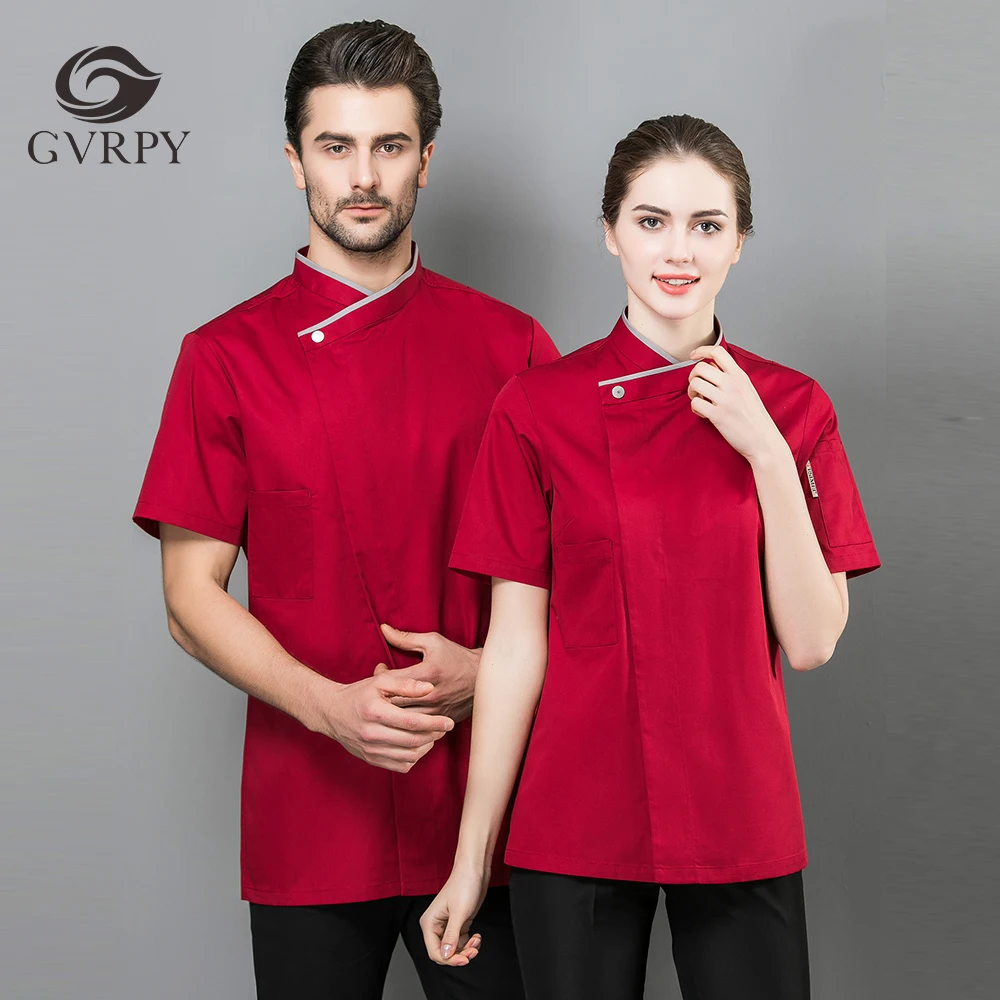 Высококачественная летняя унисекс куртка шеф повара униформа для обслуживания