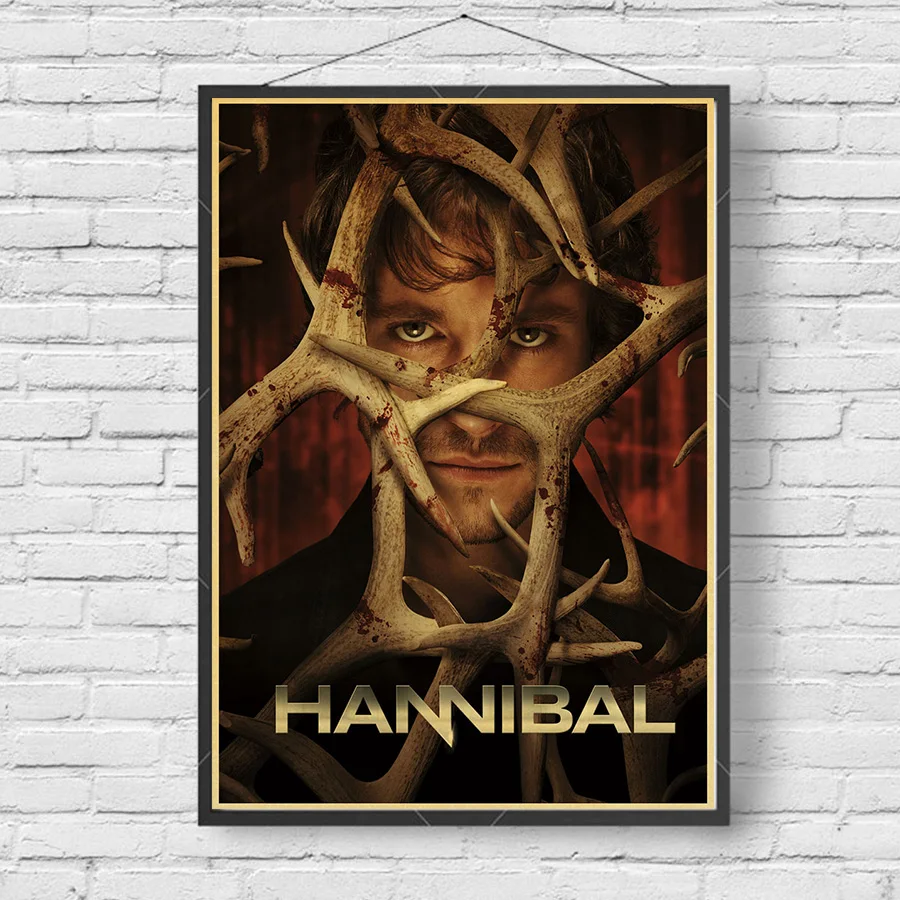 Винтажные плакаты Hannibal Hugh dancy ужасные триллеры украшения для дома Крафтовая