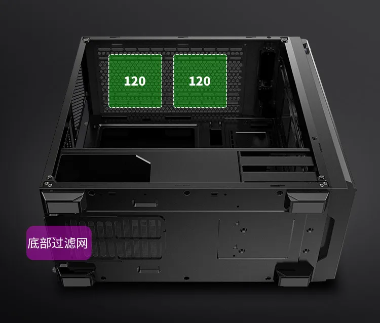 JONSBO T02 черный Средний башенный шасси ATX/Поддержка 240 водяного охлаждения