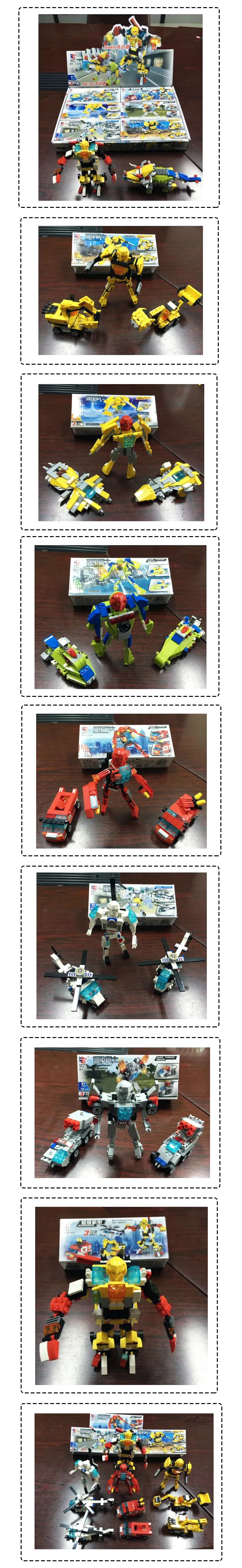 JZ модели строительные игрушки, совместимые с JZ18004 6 в 4 630 шт. блоки роботов Игрушки Хобби для мальчиков и девочек модели строительных комплектов