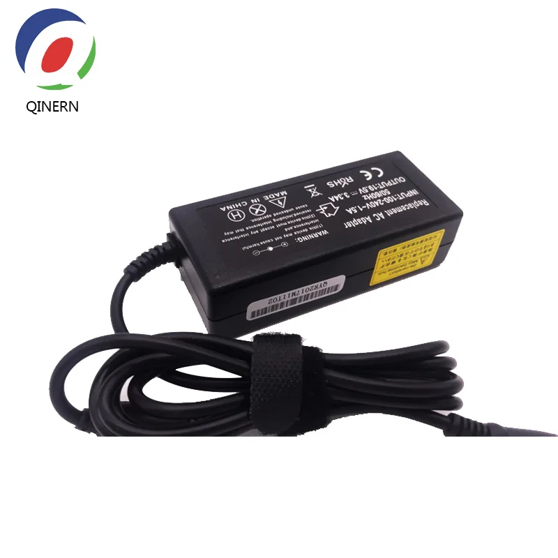 QINERN 19 5 V 3.34A 65W 7 4*5 0mm AC зарядное устройство адаптер питания для ноутбука Latitude 2120 2100