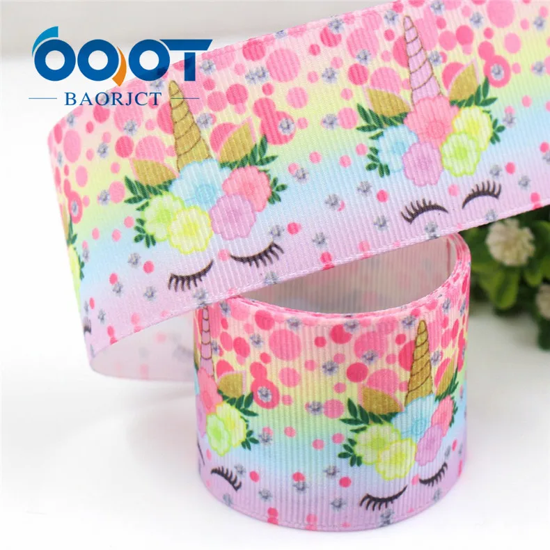 OOOT BAORJCT G-18821-998, 38 мм 10 ярдов мультфильм ленты термотрансферные печатные grosgrain DIY упаковочный материал для подарков - Цвет: G-18821-1003