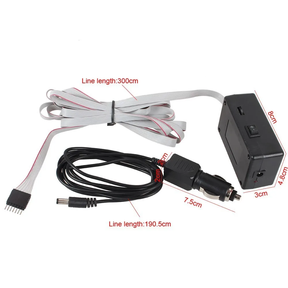 Автомобильные наклейки со светодиодной подсветкой 90*25 см | Автомобили и