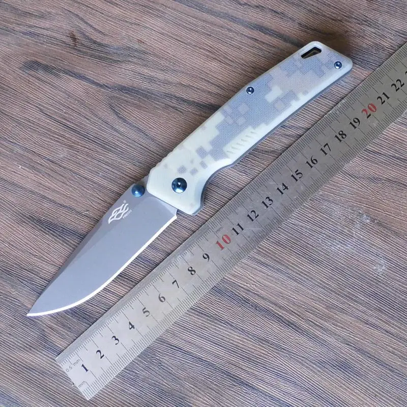 Camo Gango F7603 G7603 58-60HRC 440C G10 или ручка из углеродного волокна, карманный складной Ножи для выживания на природе, для кемпинга, тактический, для повседневного использования - Цвет: Camo