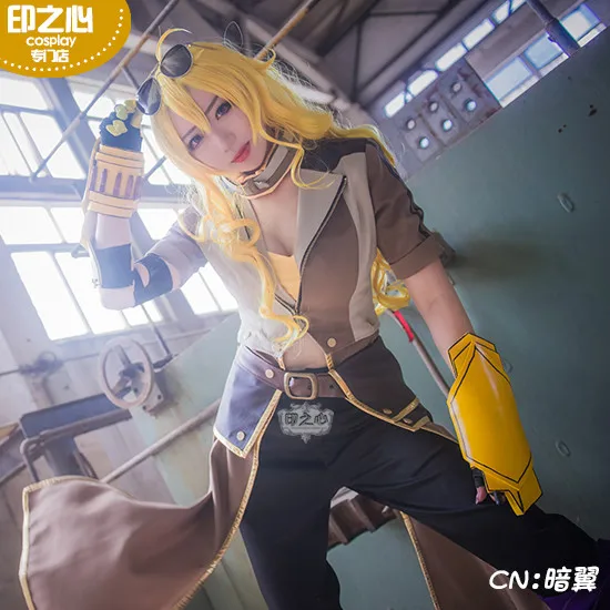 RWBY Ян Сяолун Косплэй костюм Хэллоуин равномерное полный набор на заказ без