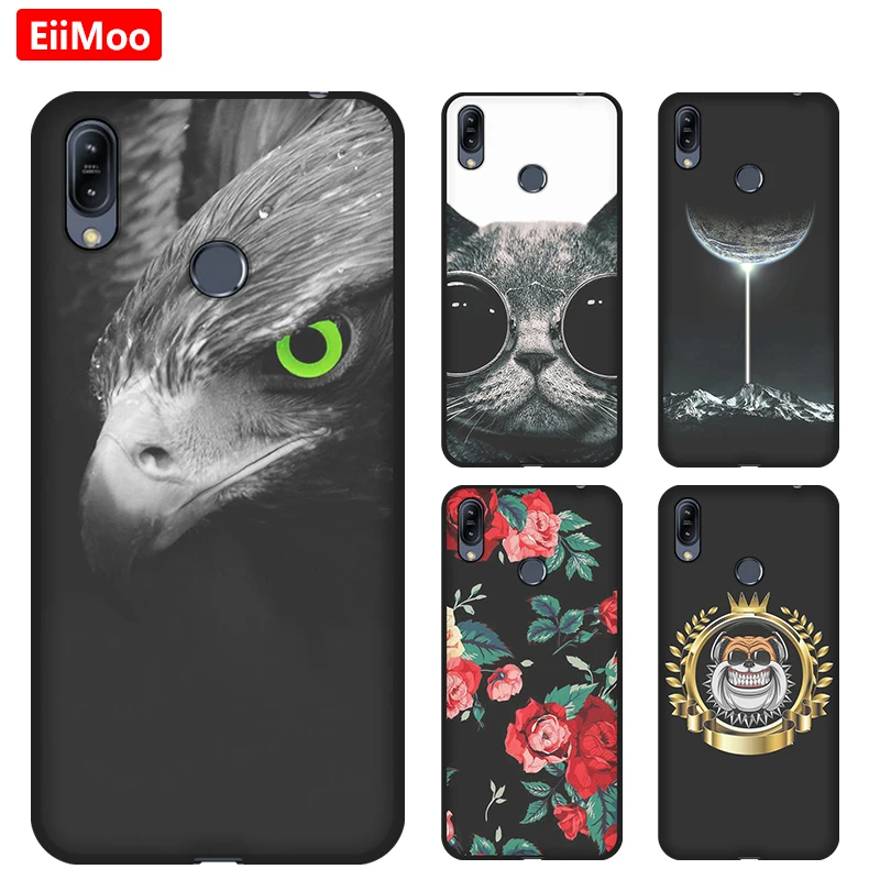 Чехол для телефона EiiMoo чехол Asus ZenFone Max (Pro) M2 ZB631KL из ПУ силикона ASUS ZB633KL