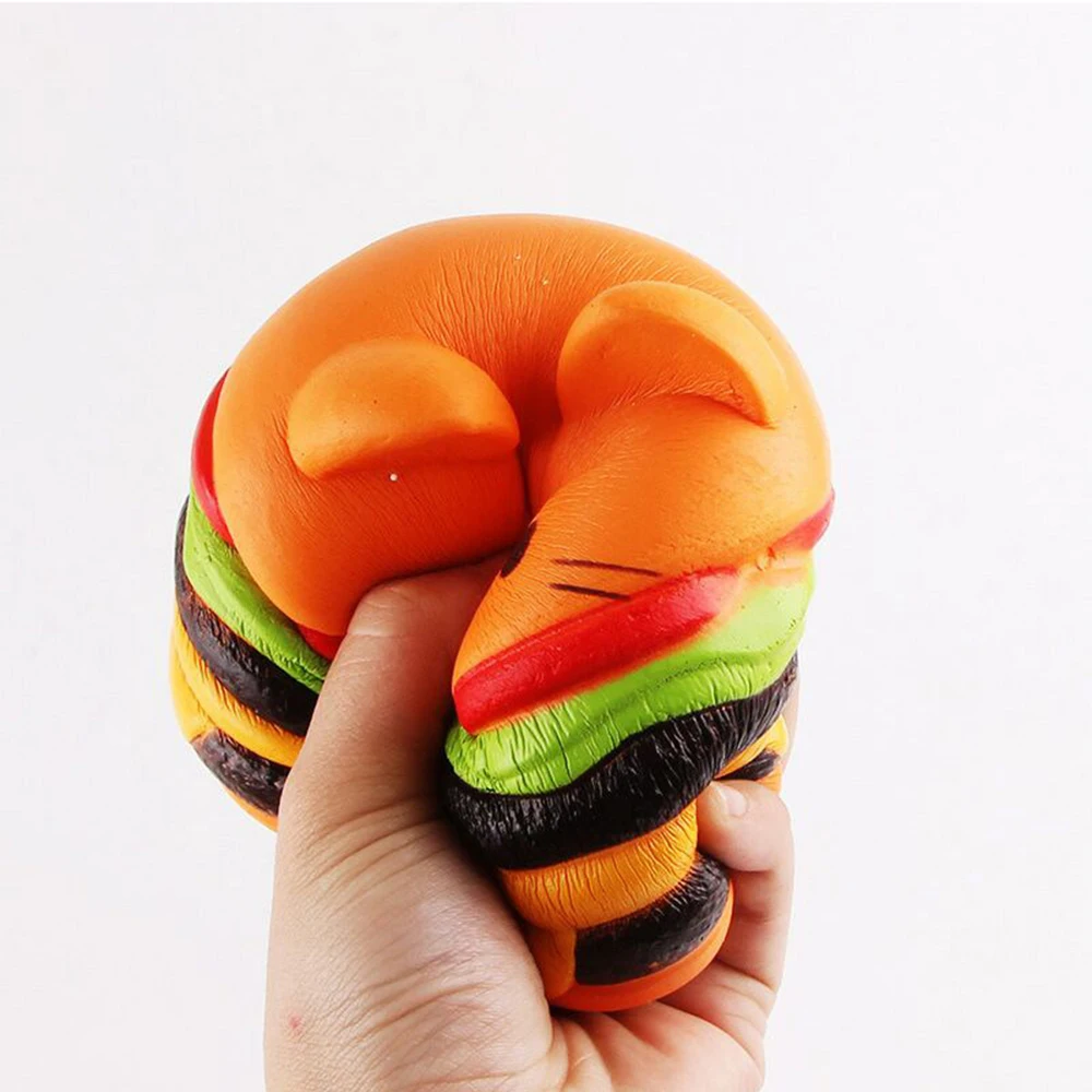 

2019 Squishy Toys Children Slow Rising Antistrss Toy Jumbo Cat Hamburger Fries Squishies Stress Relief Toy Funny Kids Gift toy