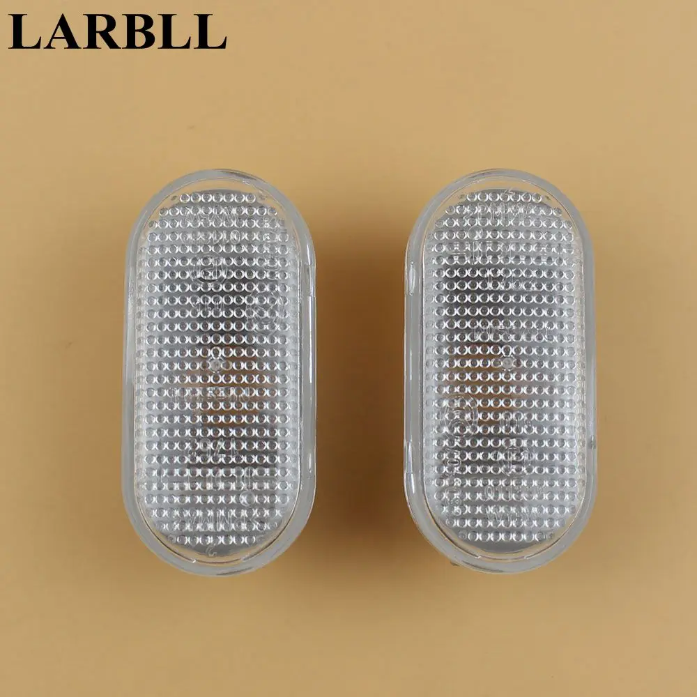 LARBLL-par de luces de posición lateral, carcasa de lámpara blanca derecha = izquierda compatible con NISSAN March Micra Navara 350Z Note 2002-2010