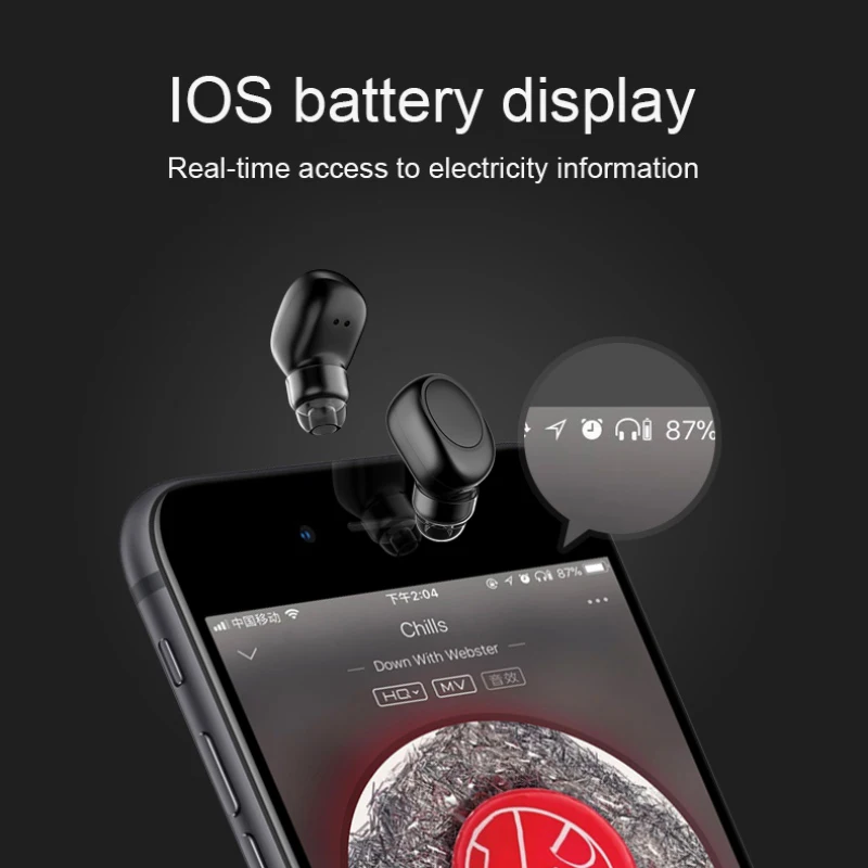 Мини беспроводные наушники Bluetooth Спортивная гарнитура Fone de ouvido для iPhone Samsung Xiaomi