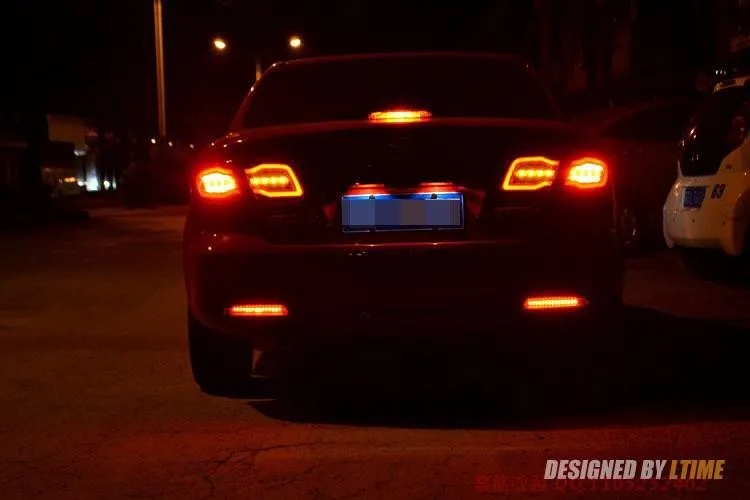 DY_L автомобильный Стайлинг для Mazda 6 задние фонари 2004-2013 мазда6 классический светодиодный задний фонарь DRL+ тормоз+ Парк+ сигнальный светодиод