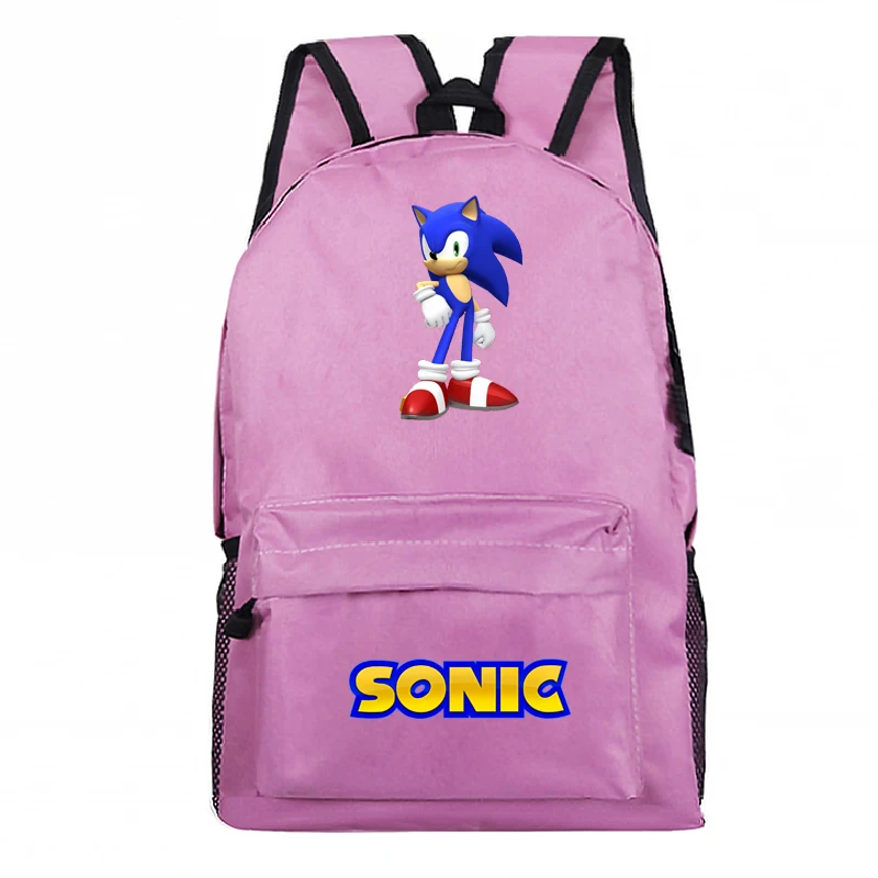 Sonic рюкзак, школьные сумки, модный шаблон, для студентов, для мальчиков и девочек, рюкзак для мужчин и женщин, рюкзак для ноутбука