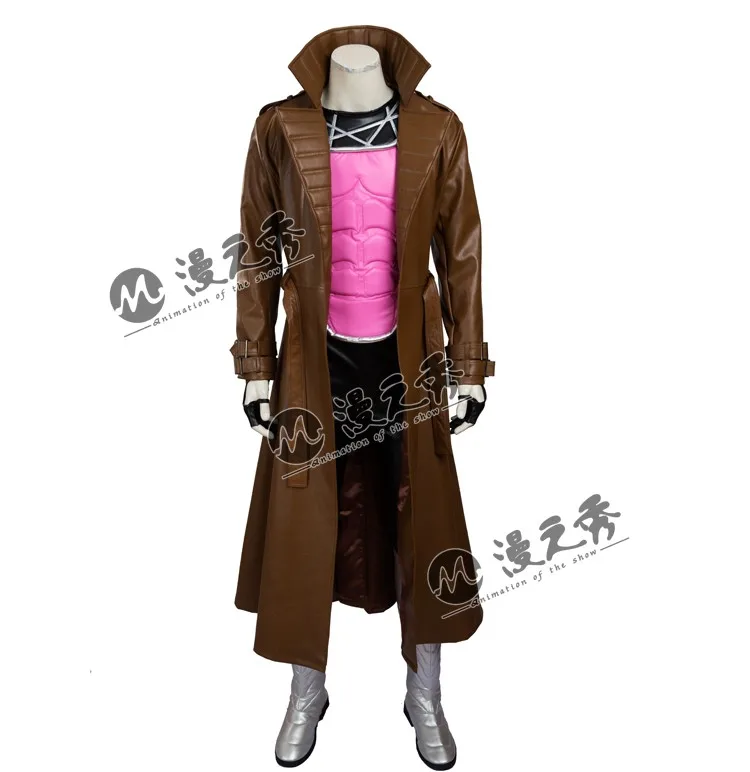 X-men Gambit Косплей Костюм Remy LeBeau Косплей Костюм для взрослых мужчин супергерой Gambit для Хэллоуина Вечерние