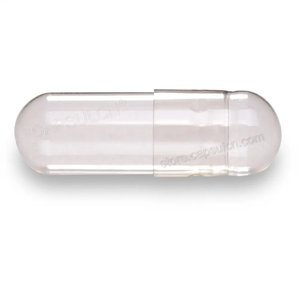 

(10,000pcs/pack) Clear 2# Empty Gelatin Capsule,Medicine Capsule,Separated or Joined capsule